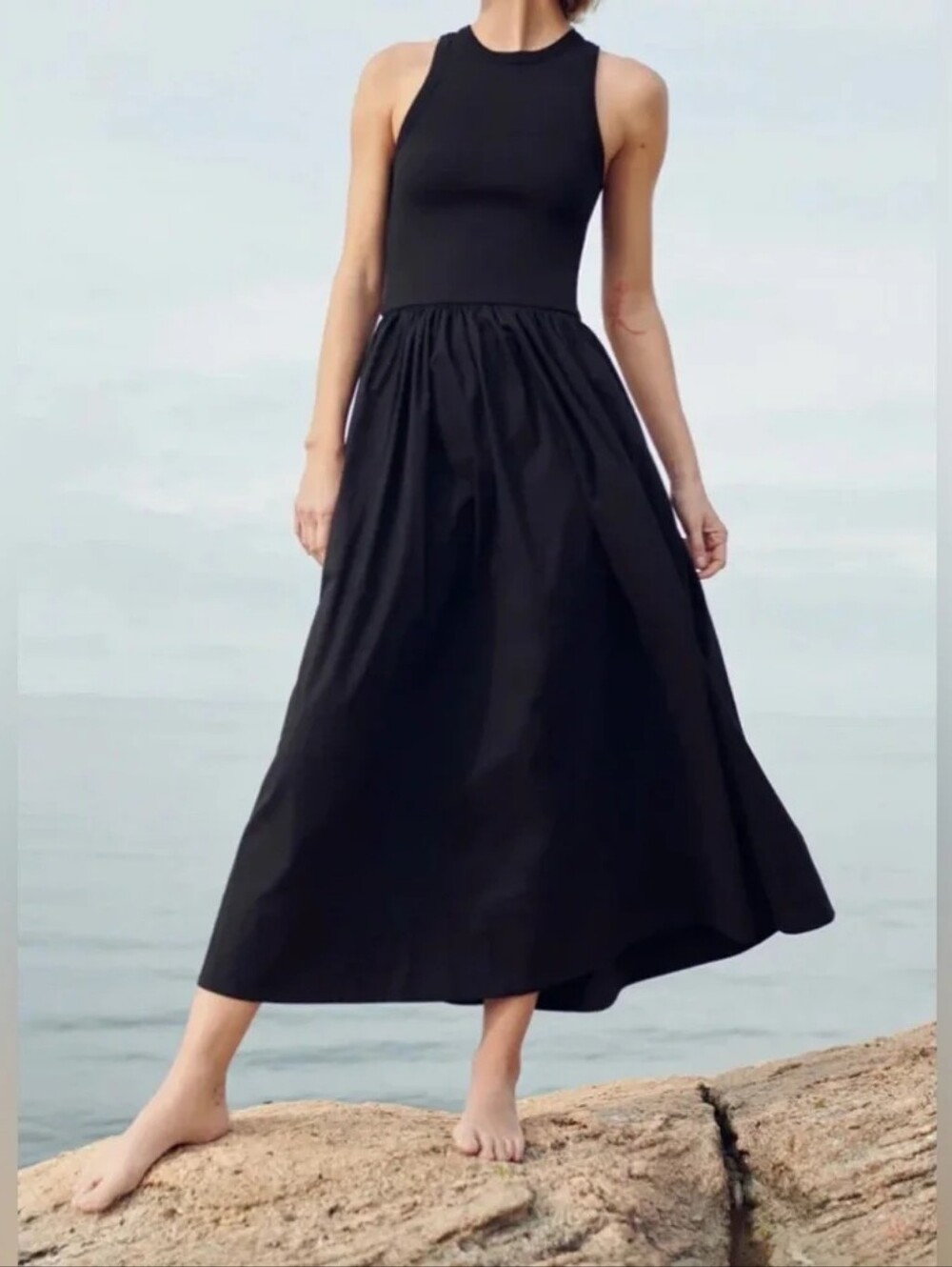 Aerie Mixed Media Dress